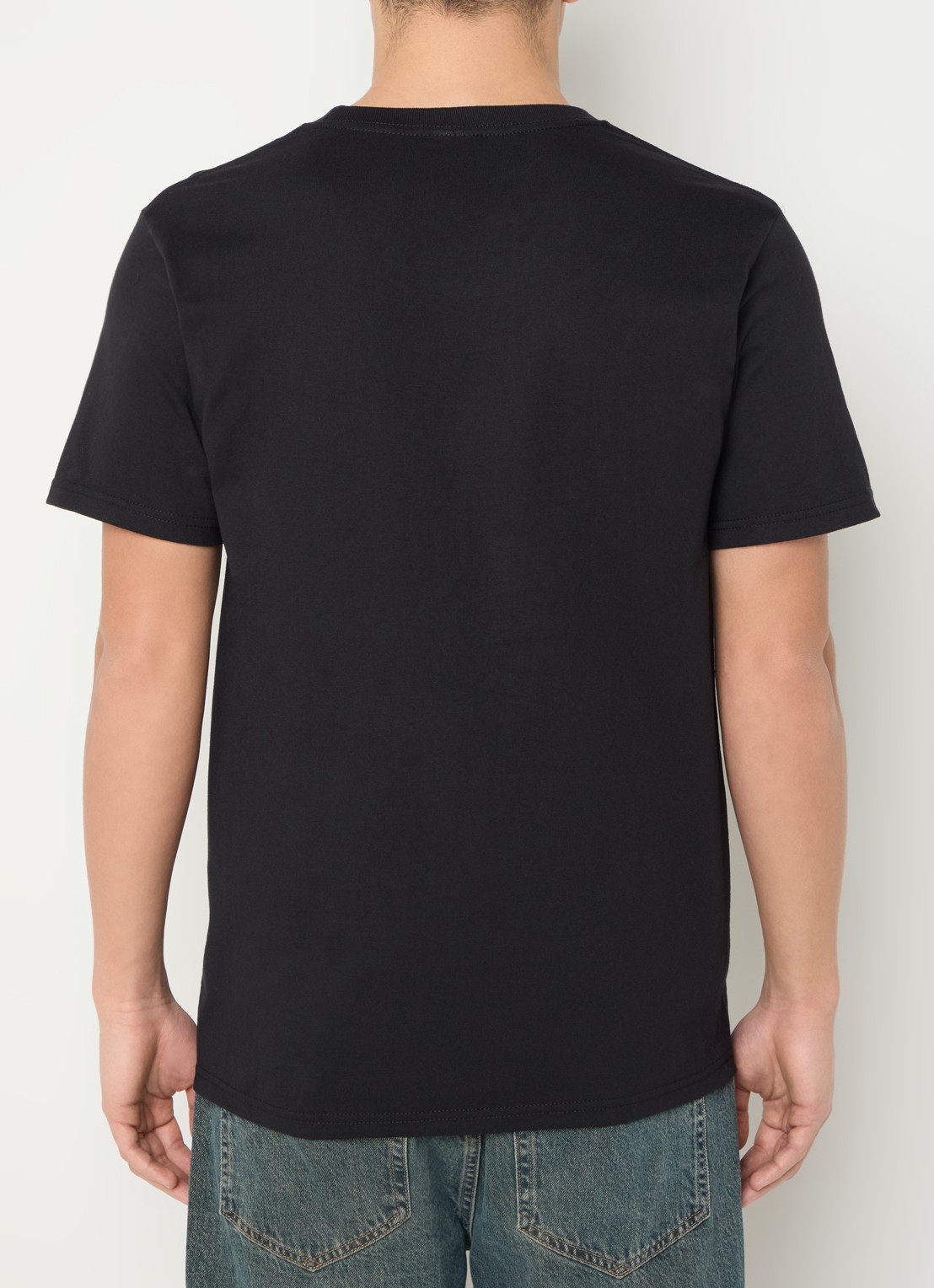 Obey Worldwide T-shirt met logo - achterkant 3 zwart