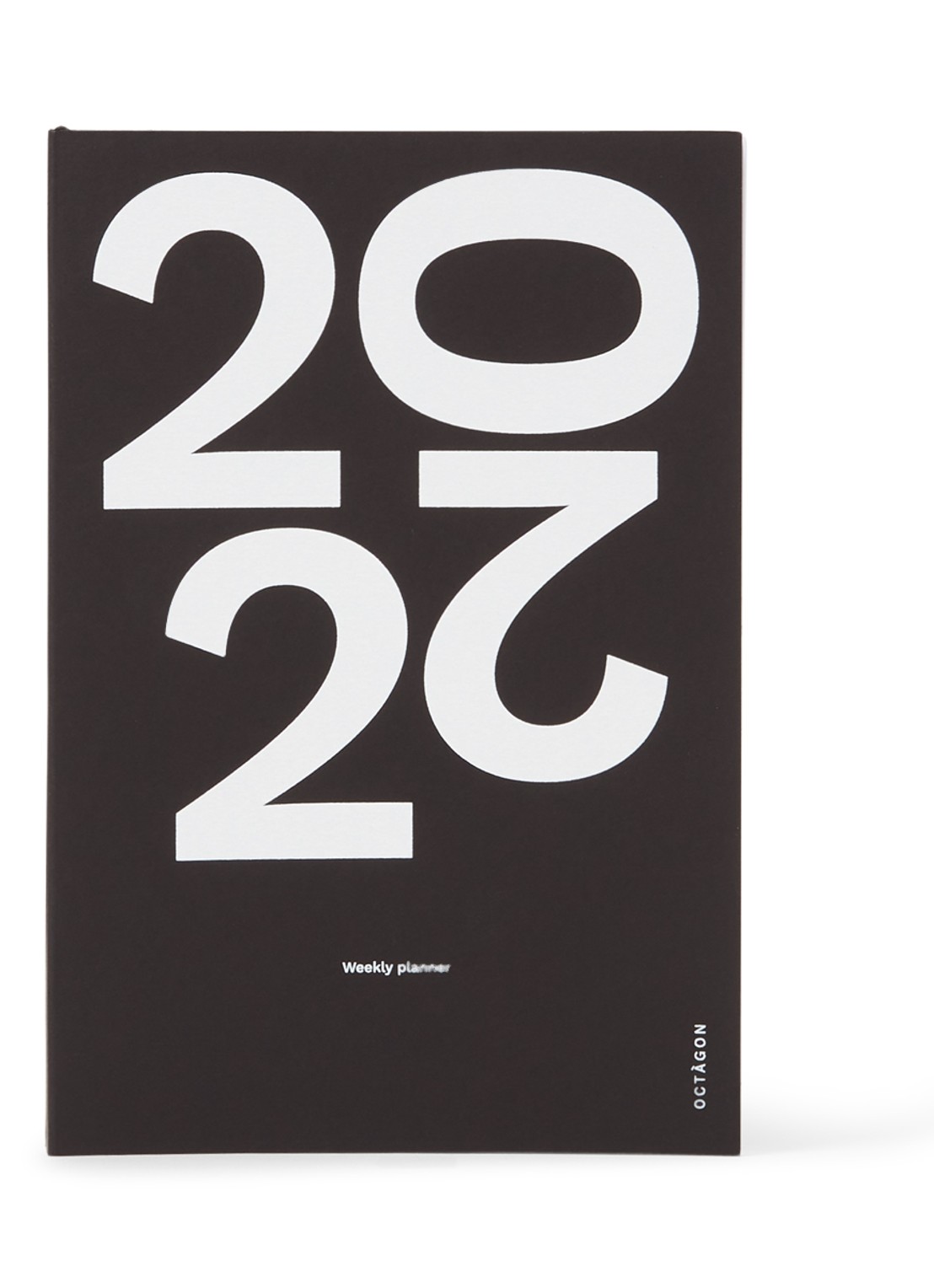 OCTÀGON DESIGN A5 Weekly Planner 2022 - voorkant zwart