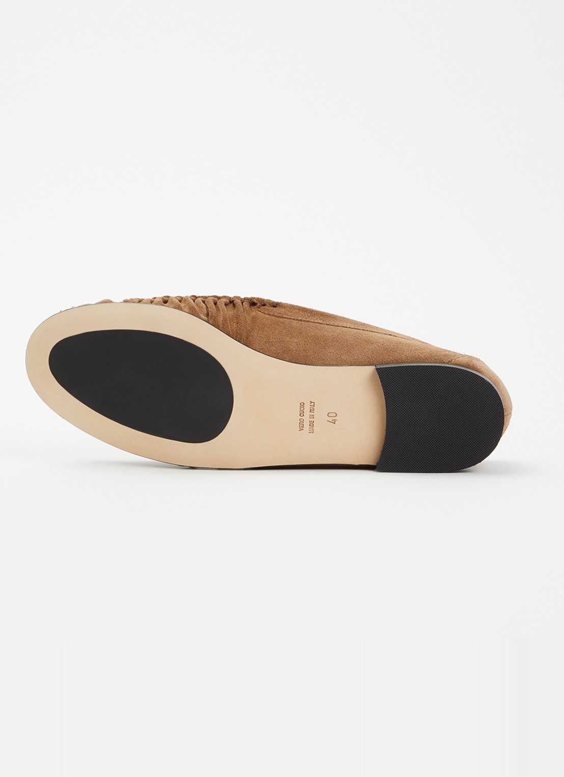 Odare Elena loafer van suéde  - detail 5 cognac