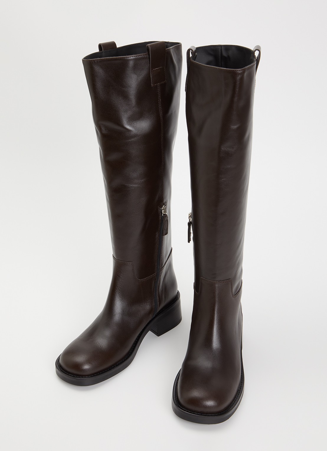 Odare Giulia laars van leer - detail 2 beige