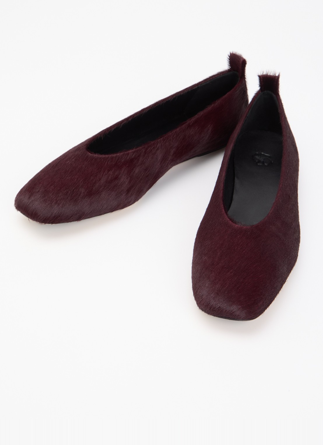Odare Ibiza Venice ballerina van leer met lakfinish - detail 2 rood