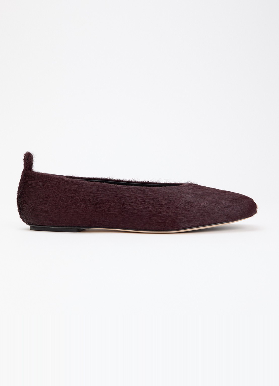 Odare Ibiza Venice ballerina van leer met lakfinish - voorkant rood