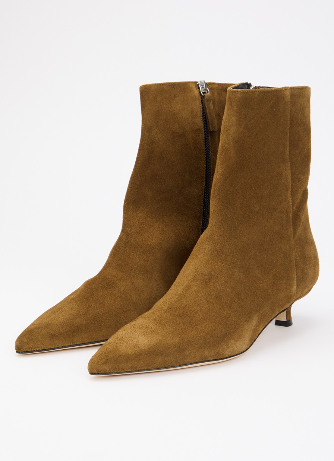 Odare Mila Sensory enkellaarsje van leer - detail camel