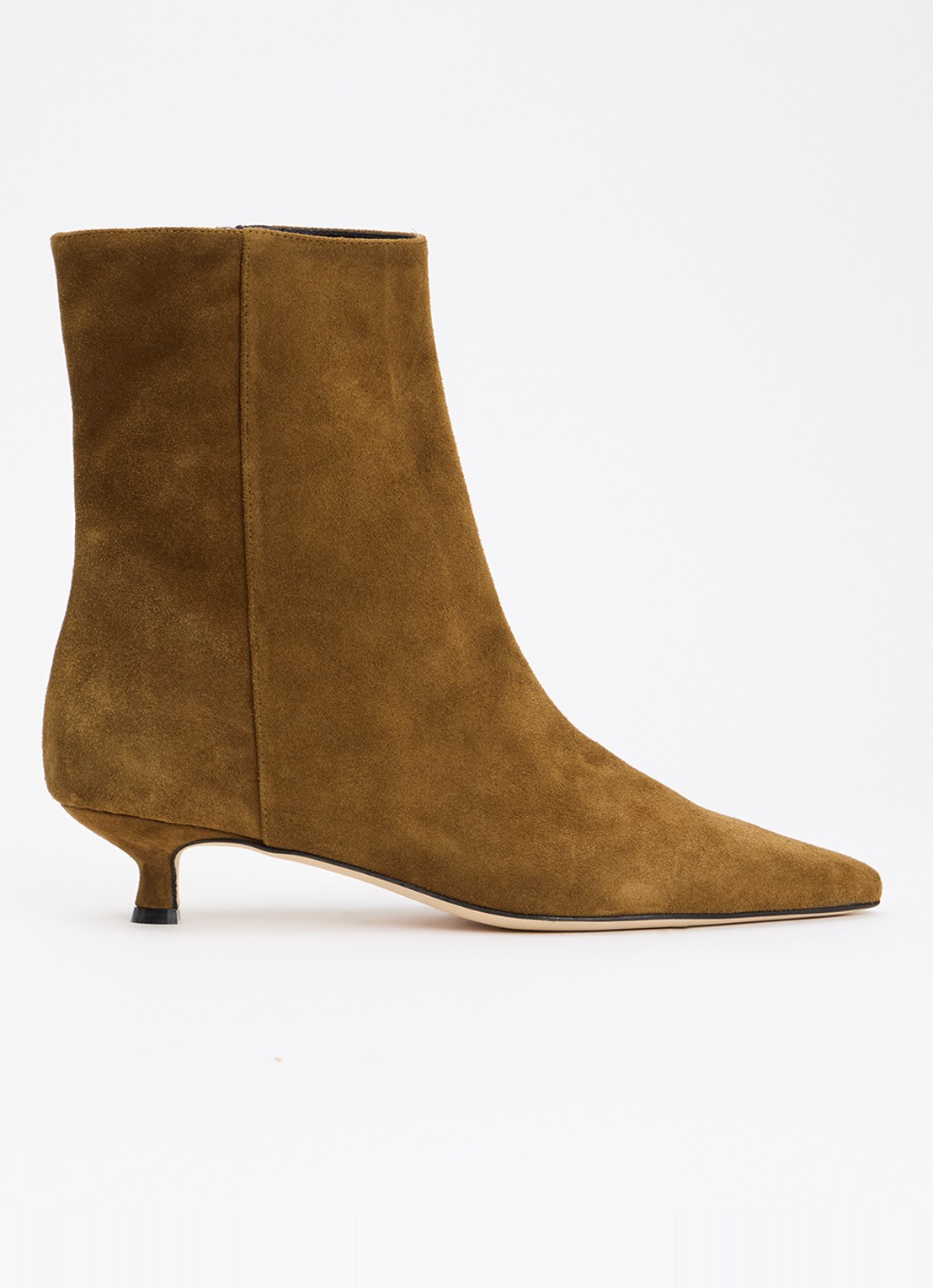 Odare Mila Sensory enkellaarsje van leer - voorkant 4 camel