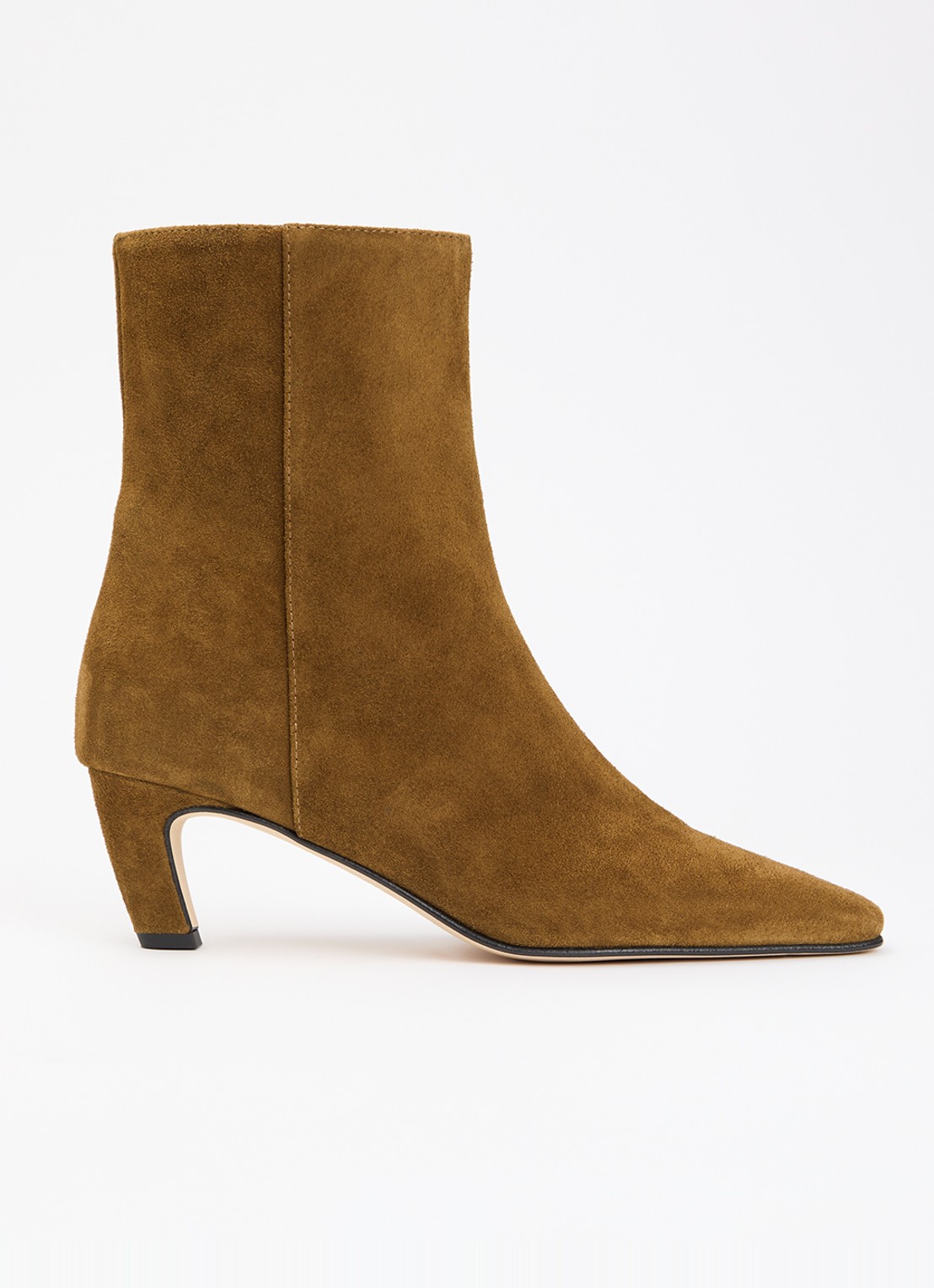 Odare Phaedra enkellaarsje van leer - voorkant beige