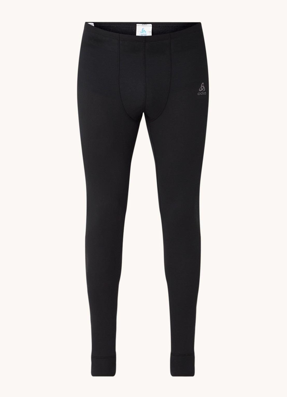 Odlo Active Warm lange onderbroek  - voorkant zwart