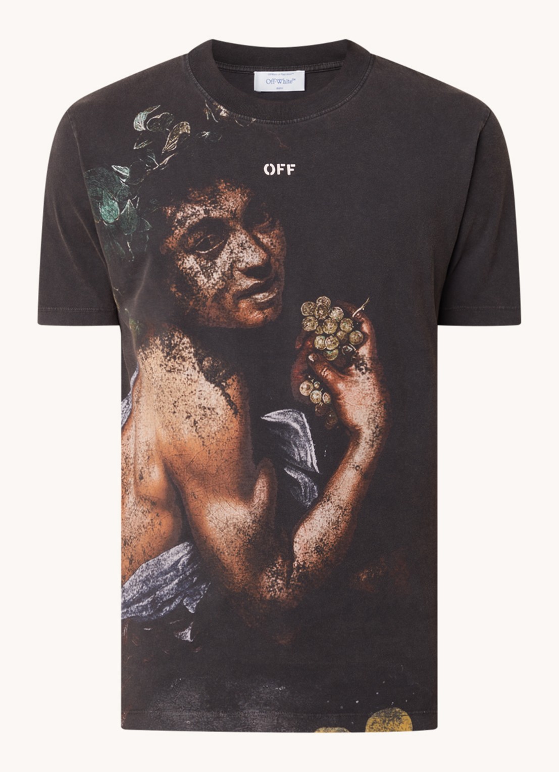 Off-White Bacchus T-shirt met print  - voorkant 4 zwart