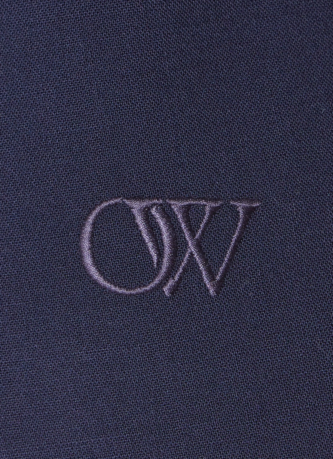 Off-White Blazer van wol met klepzakken - detail 4 donkerblauw