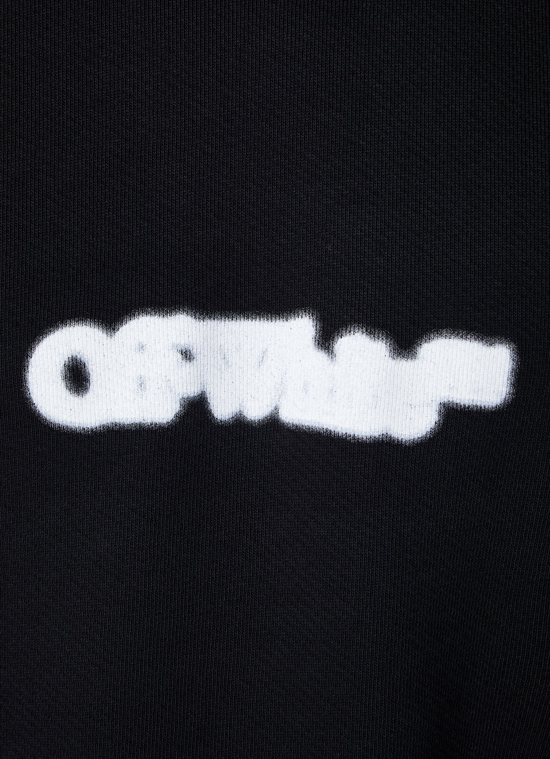 Off-White Blurr sweater met logoprint - detail 5 zwart