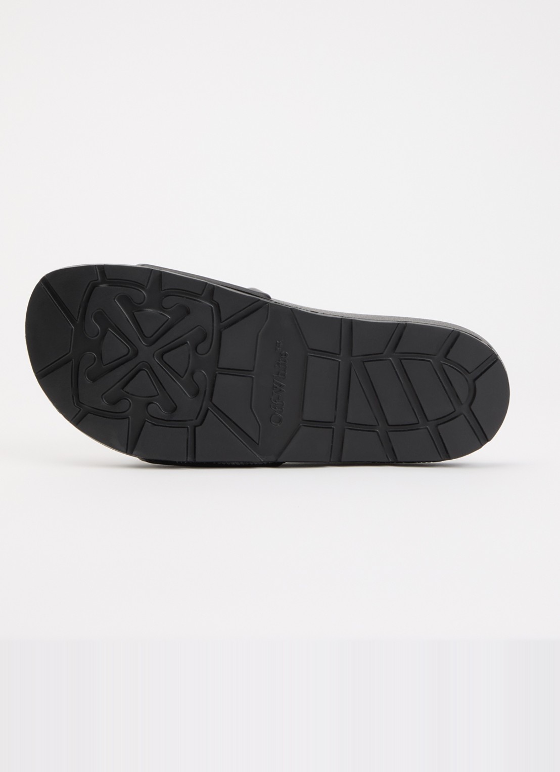 Off-White Bookish slipper met logo - detail 3 zwart
