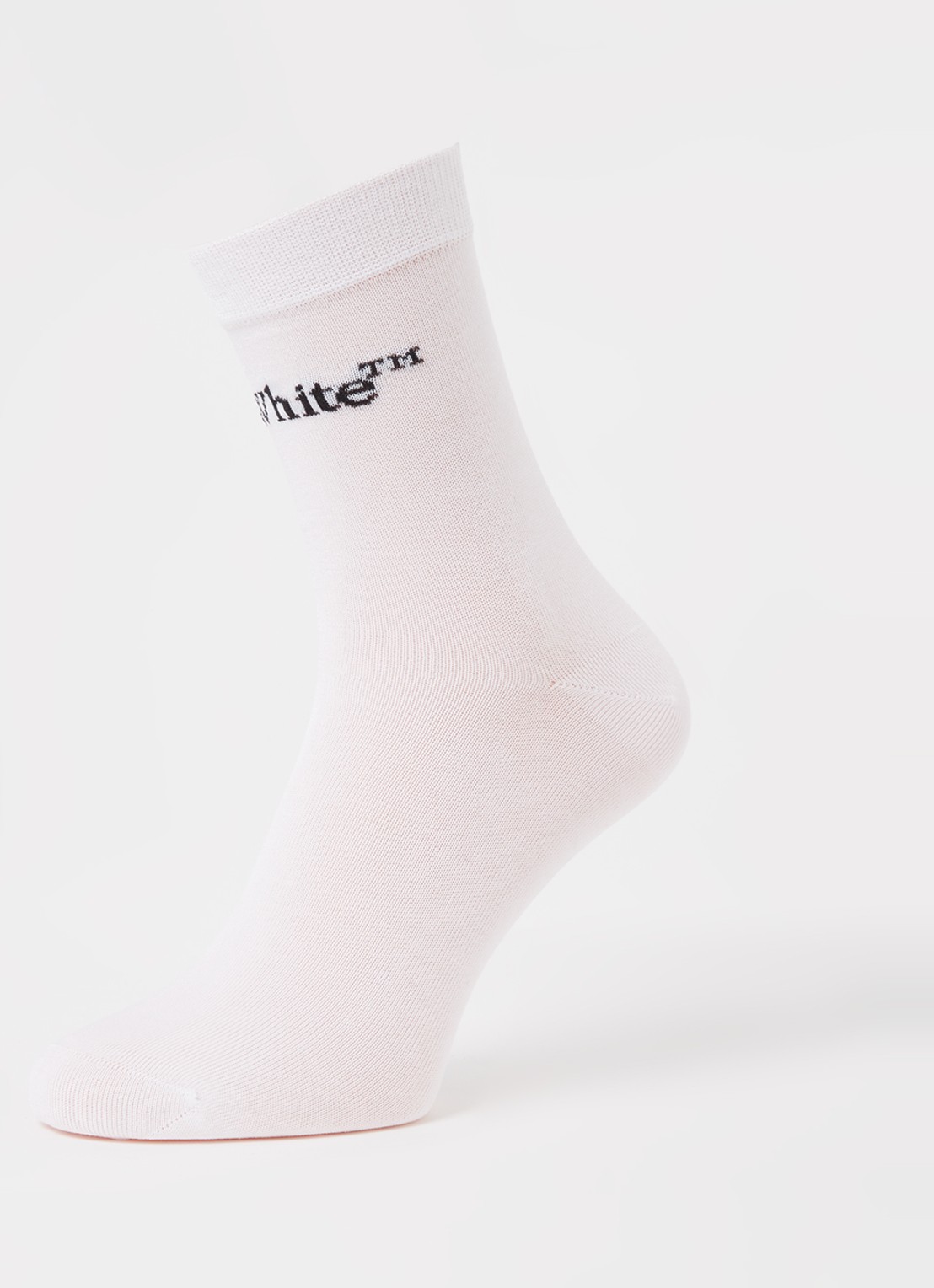 Off-White Bookish sokken met logo - detail wit