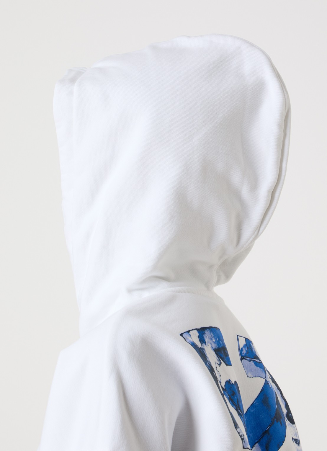 Off-White Cloudy Arrow hoodie met logo - detail 2 wit