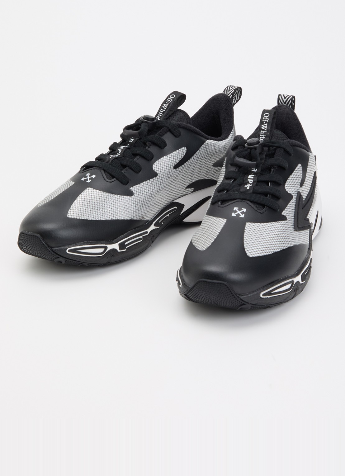 Off-White For Jumping sneakers met logo  - voorkant 2 wit