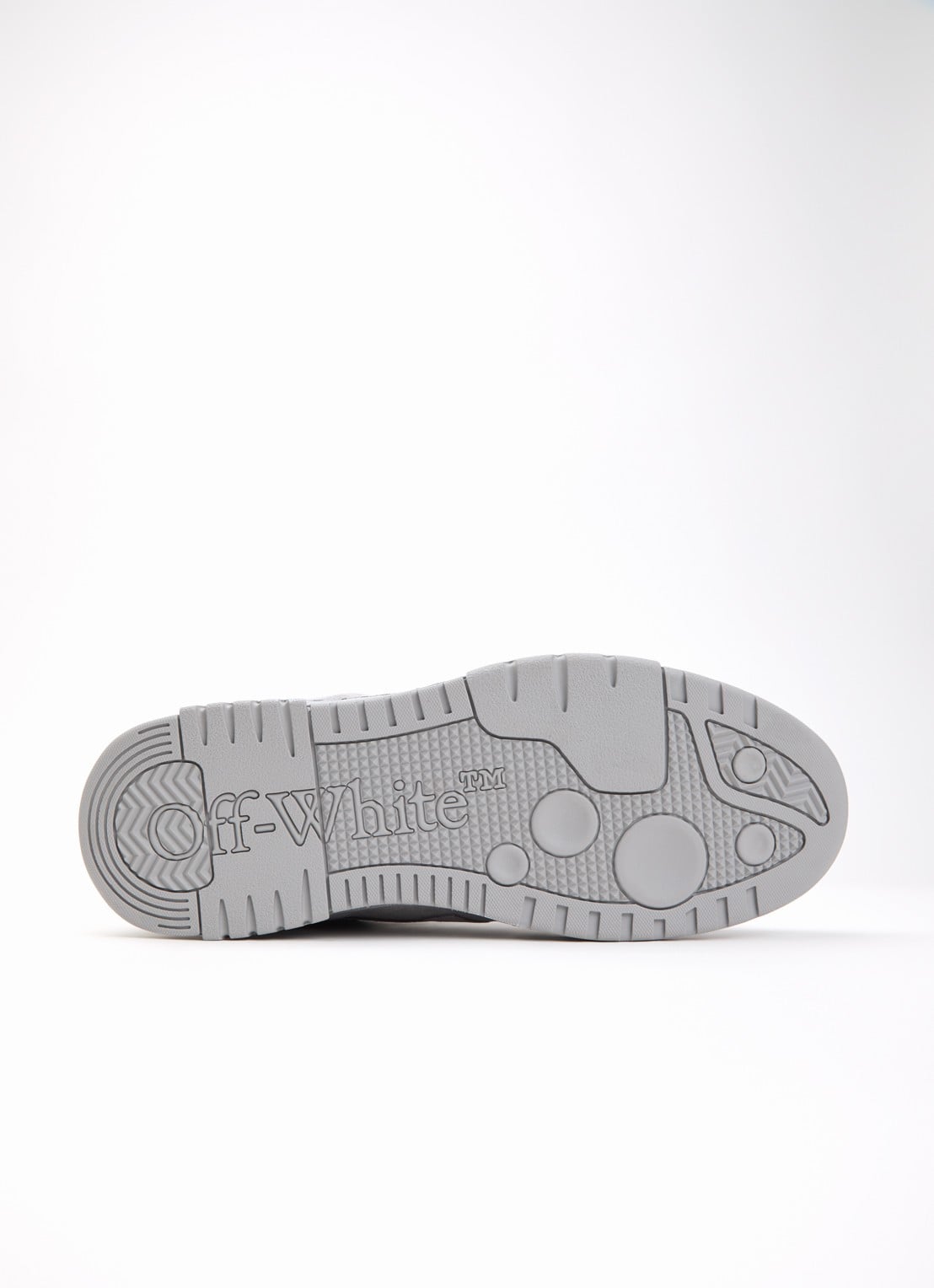 Off-White For Walking sneaker van suède - detail 3 grijs