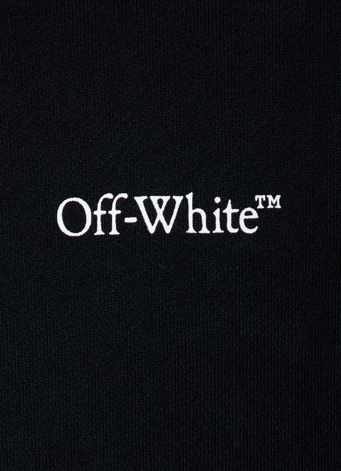 Off-White Half Arrow hoodie met logo- en backprint - detail 6 zwart