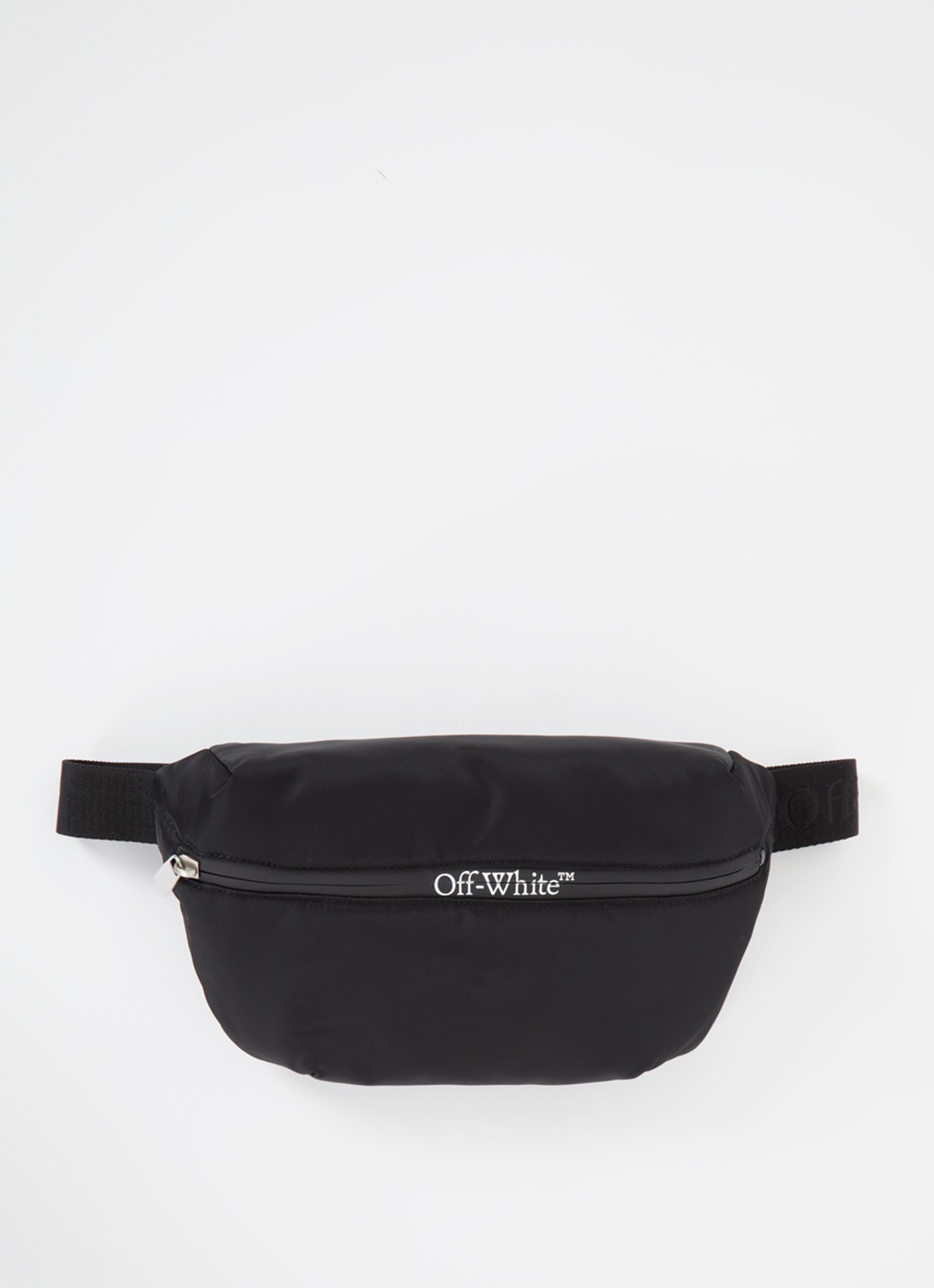 Off-White Heuptas met logoprint - voorkant zwart