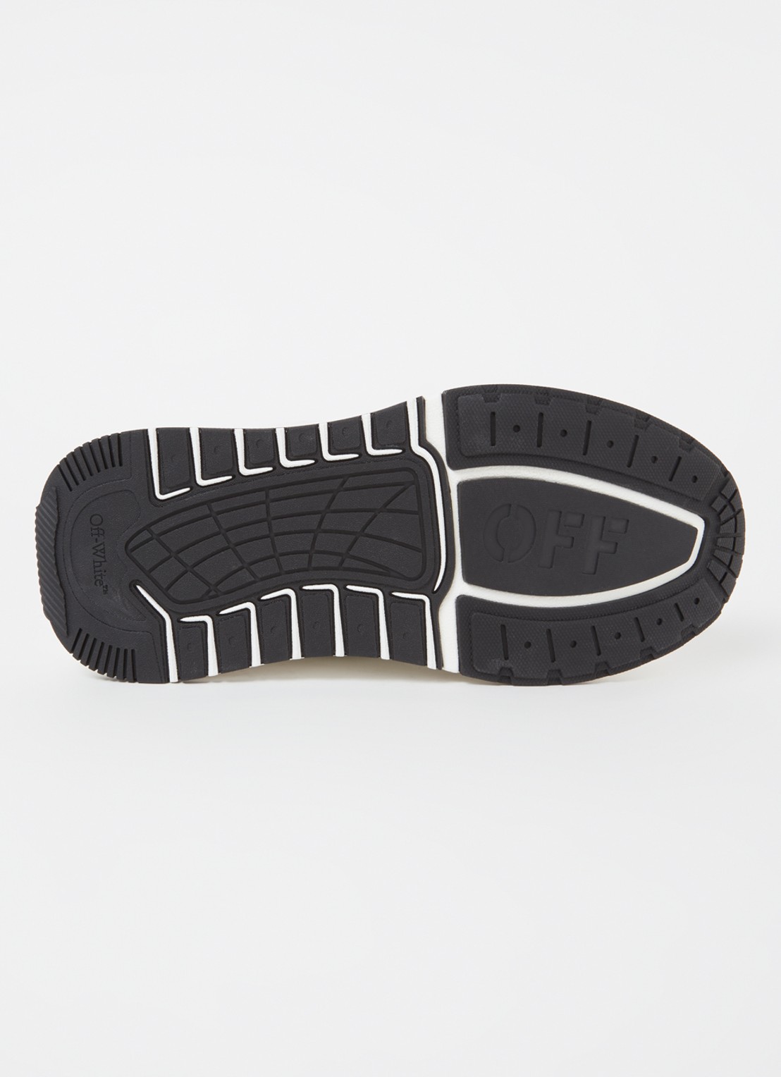 Off-White Kick Off sneaker van leer - detail 7 wit