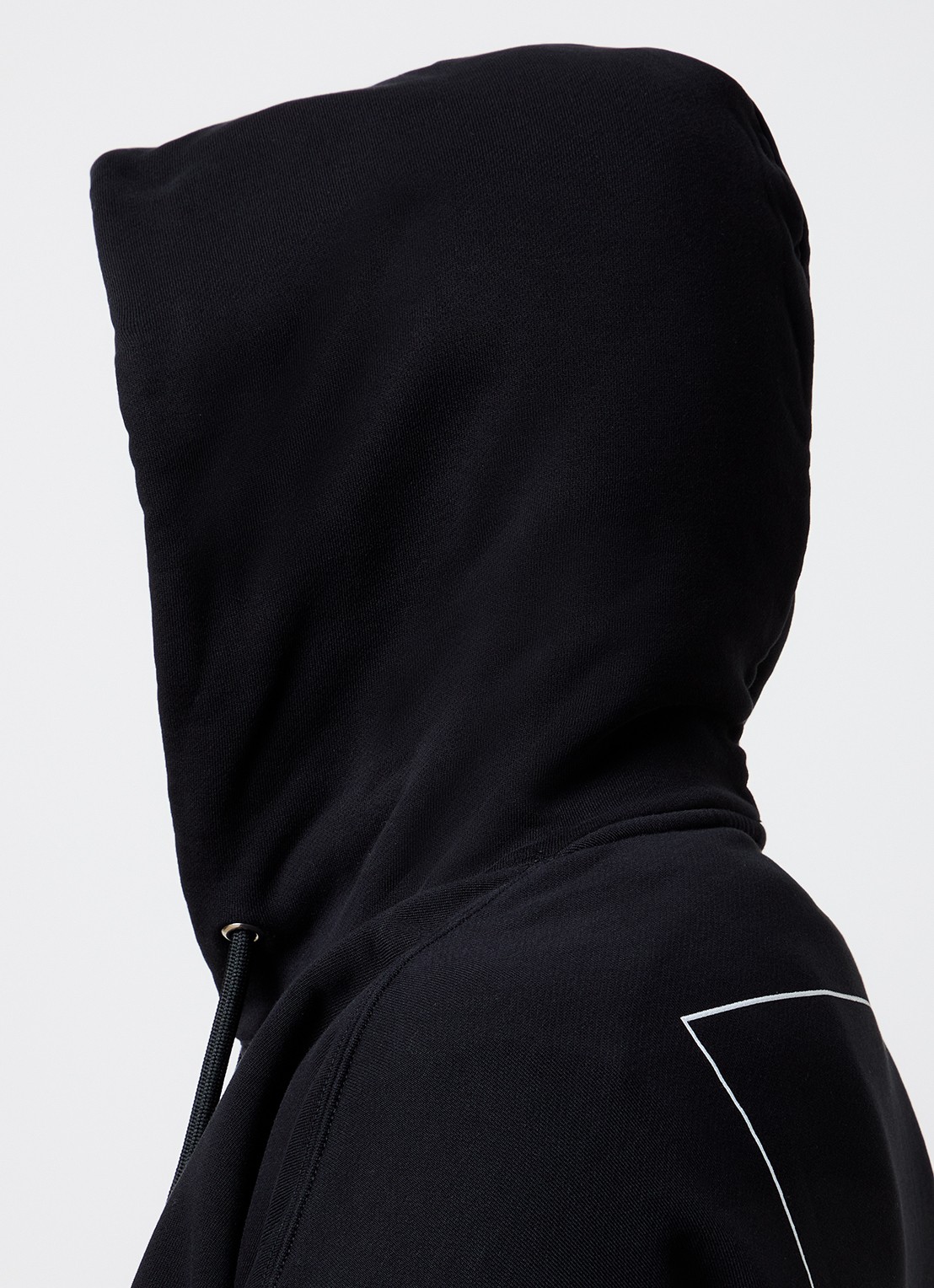 Off-White Landscape hoodie met logo- en backprint - detail 5 zwart