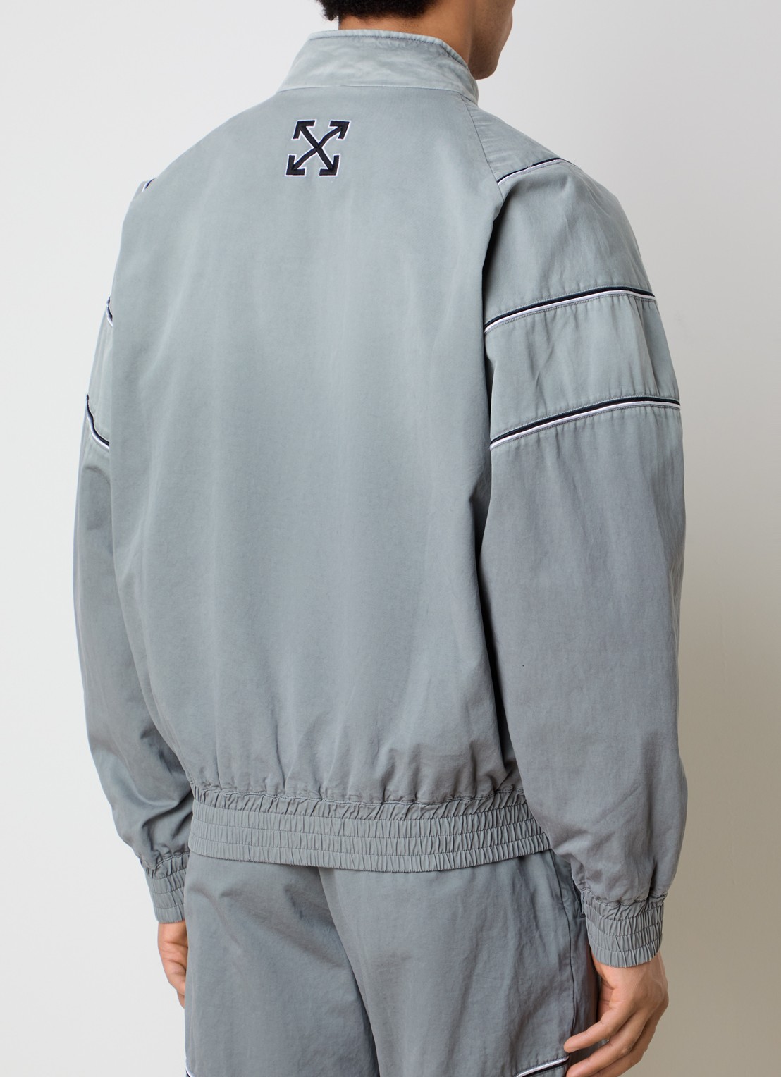 Off-White Offline trackvest met steekzakken - achterkant 3 grijs