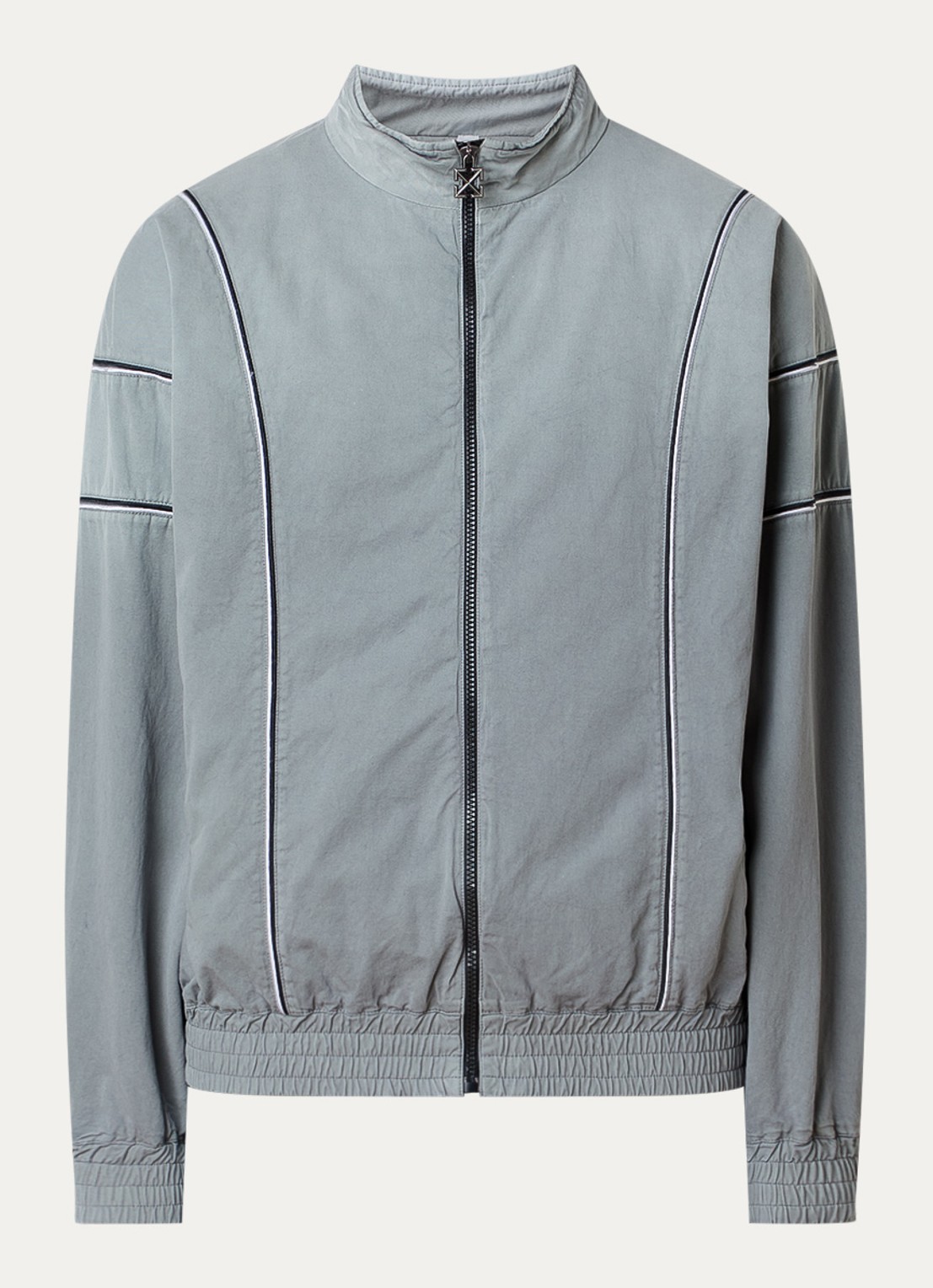 Off-White Offline trackvest met steekzakken - voorkant grijs
