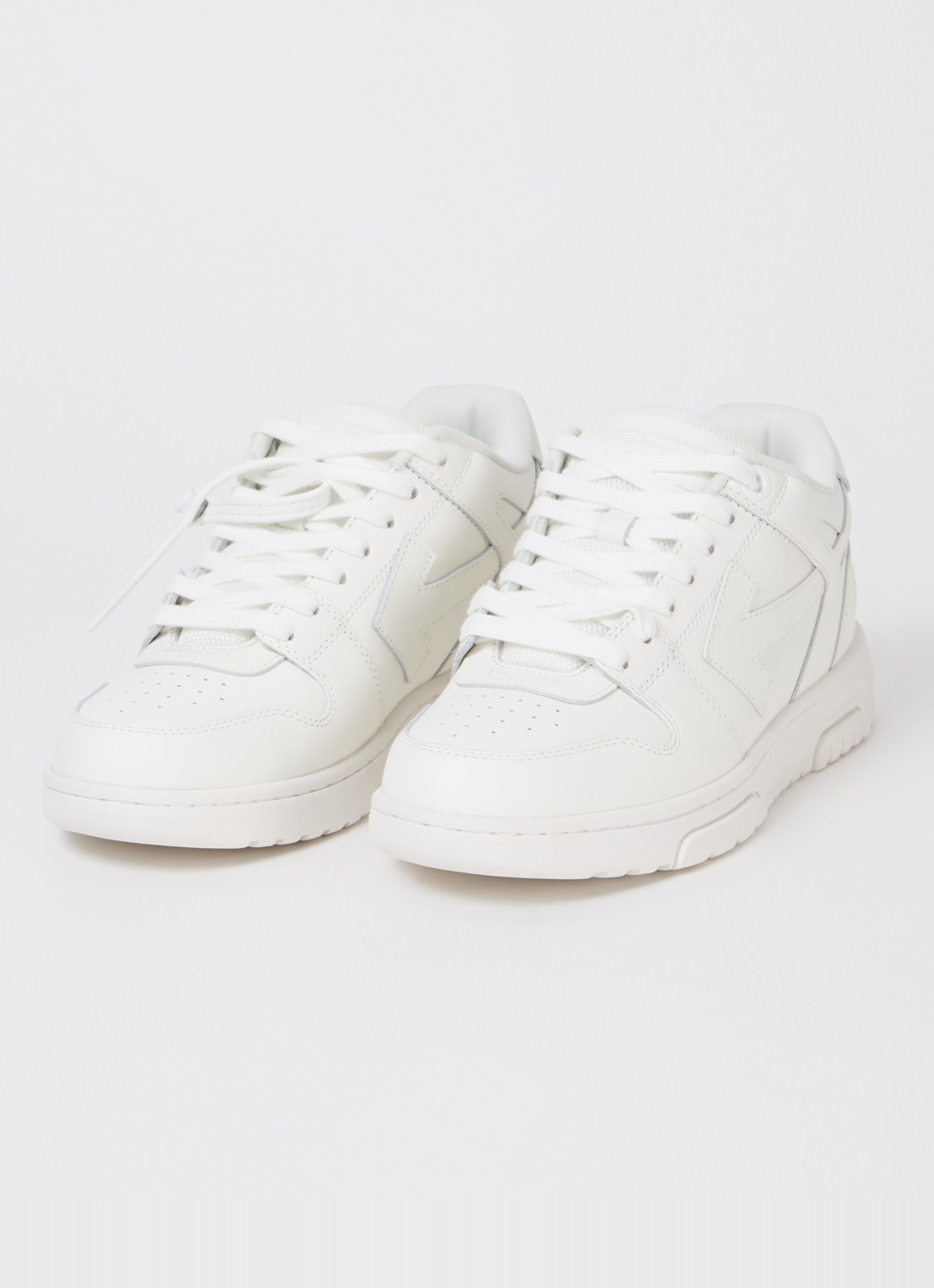 Off-White Out Of Office sneaker van kalfsleer  - detail 2 wit