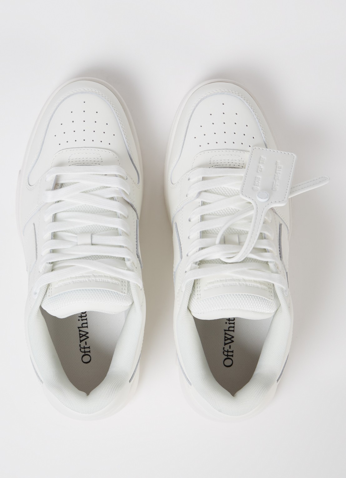 Off-White Out Of Office sneaker van kalfsleer  - detail 3 wit