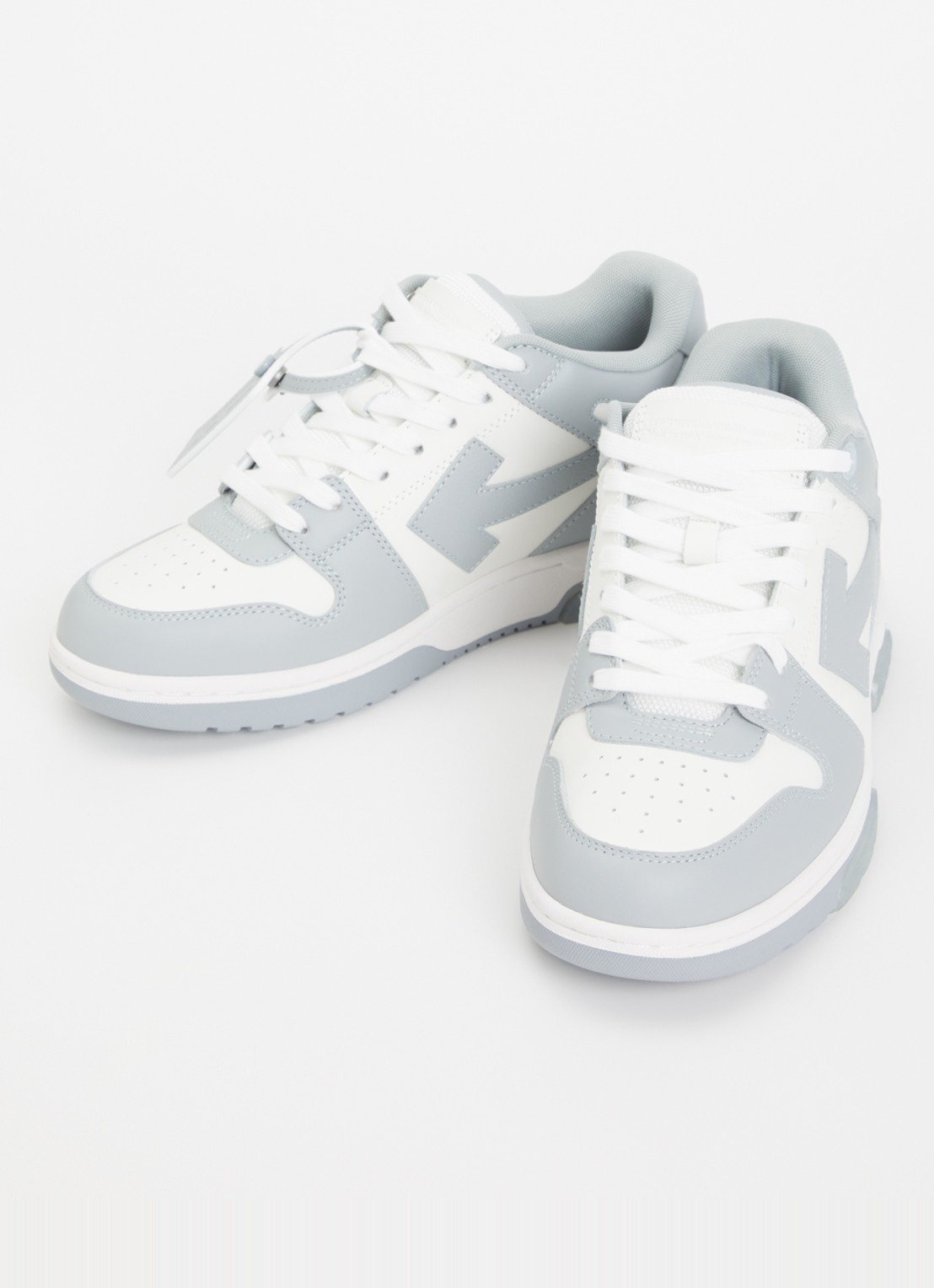 Off-White Out Of Office sneaker van kalfsleer  - detail 2 grijs