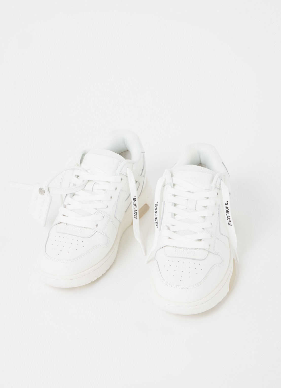 Off-White Out of Office sneaker van kalfsleer - detail wit