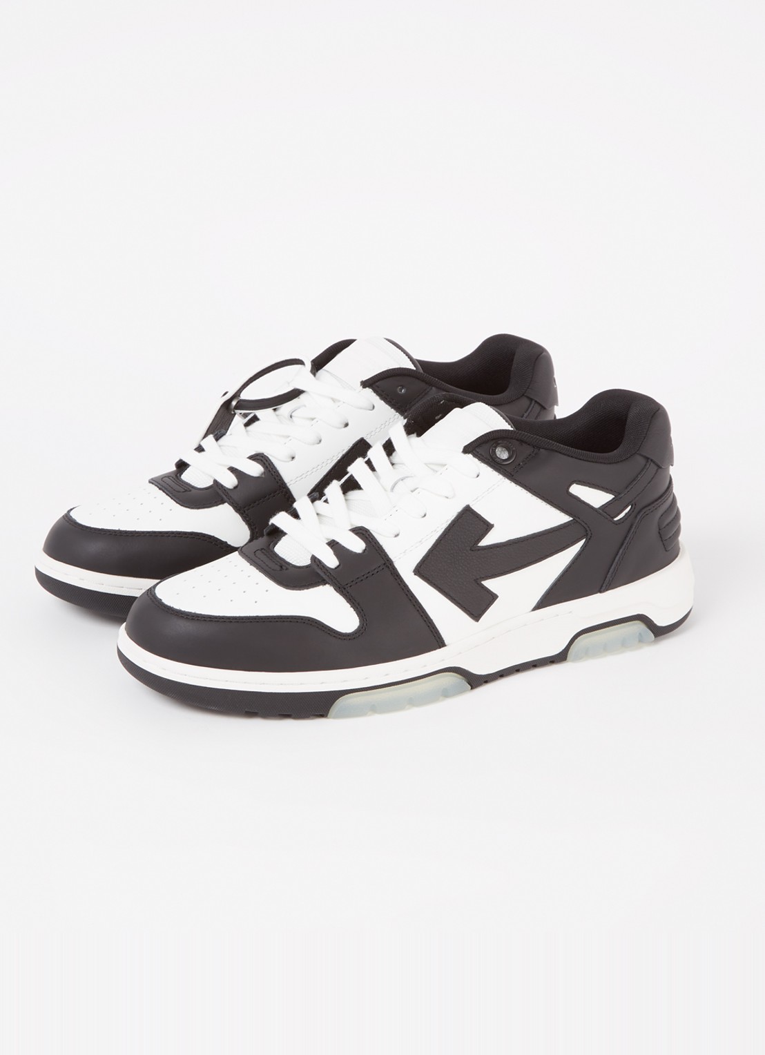 Off-White Out Of Office sneaker van kalfsleer - detail 3 wit