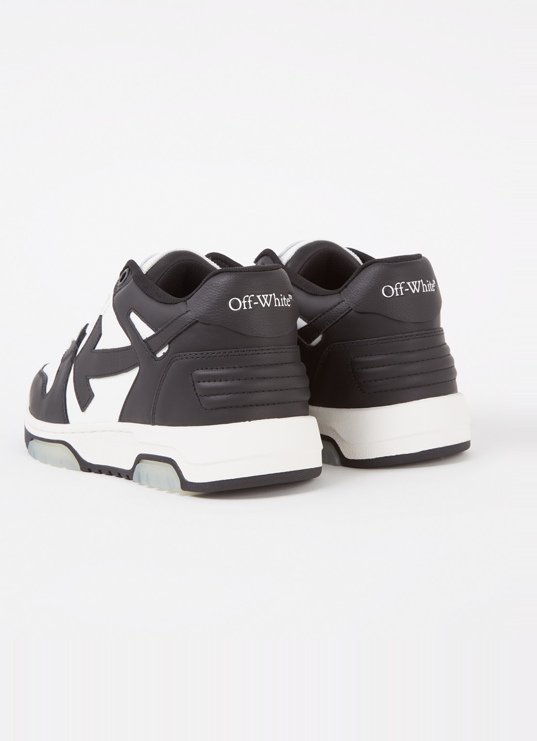 Off-White Out Of Office sneaker van kalfsleer - detail 4 wit