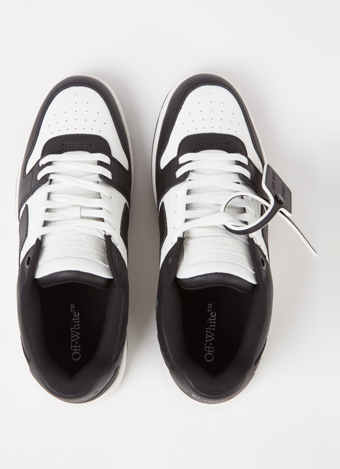 Off-White Out Of Office sneaker van kalfsleer - detail 5 wit