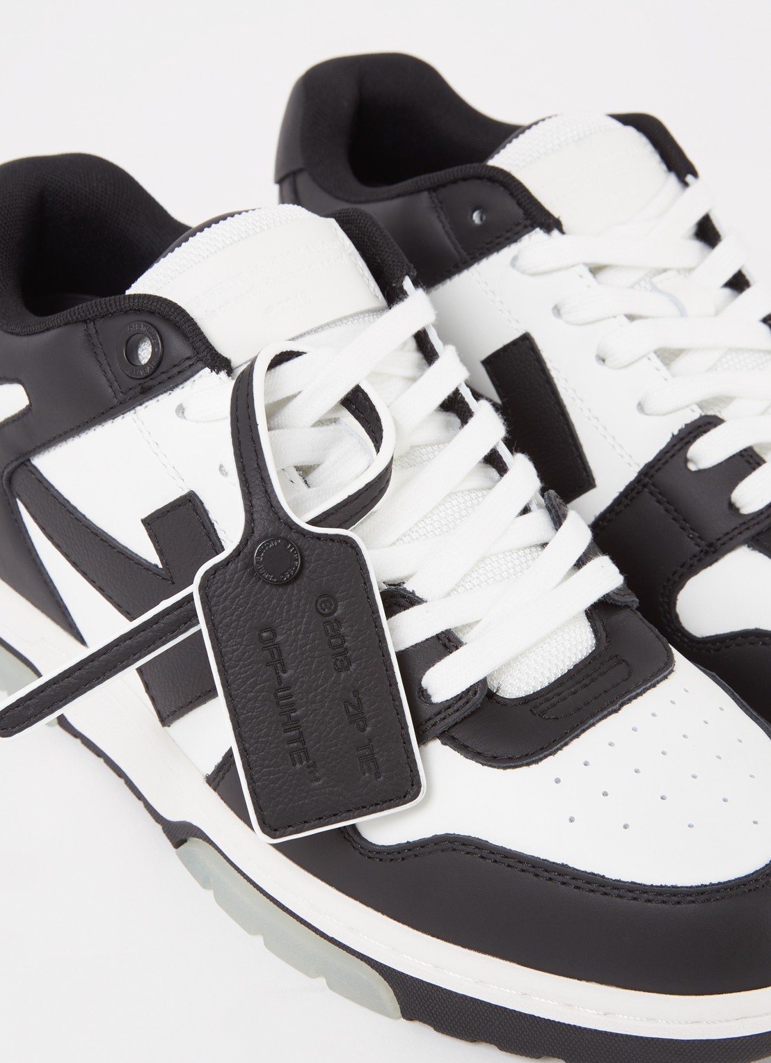 Off-White Out Of Office sneaker van kalfsleer - detail 6 wit