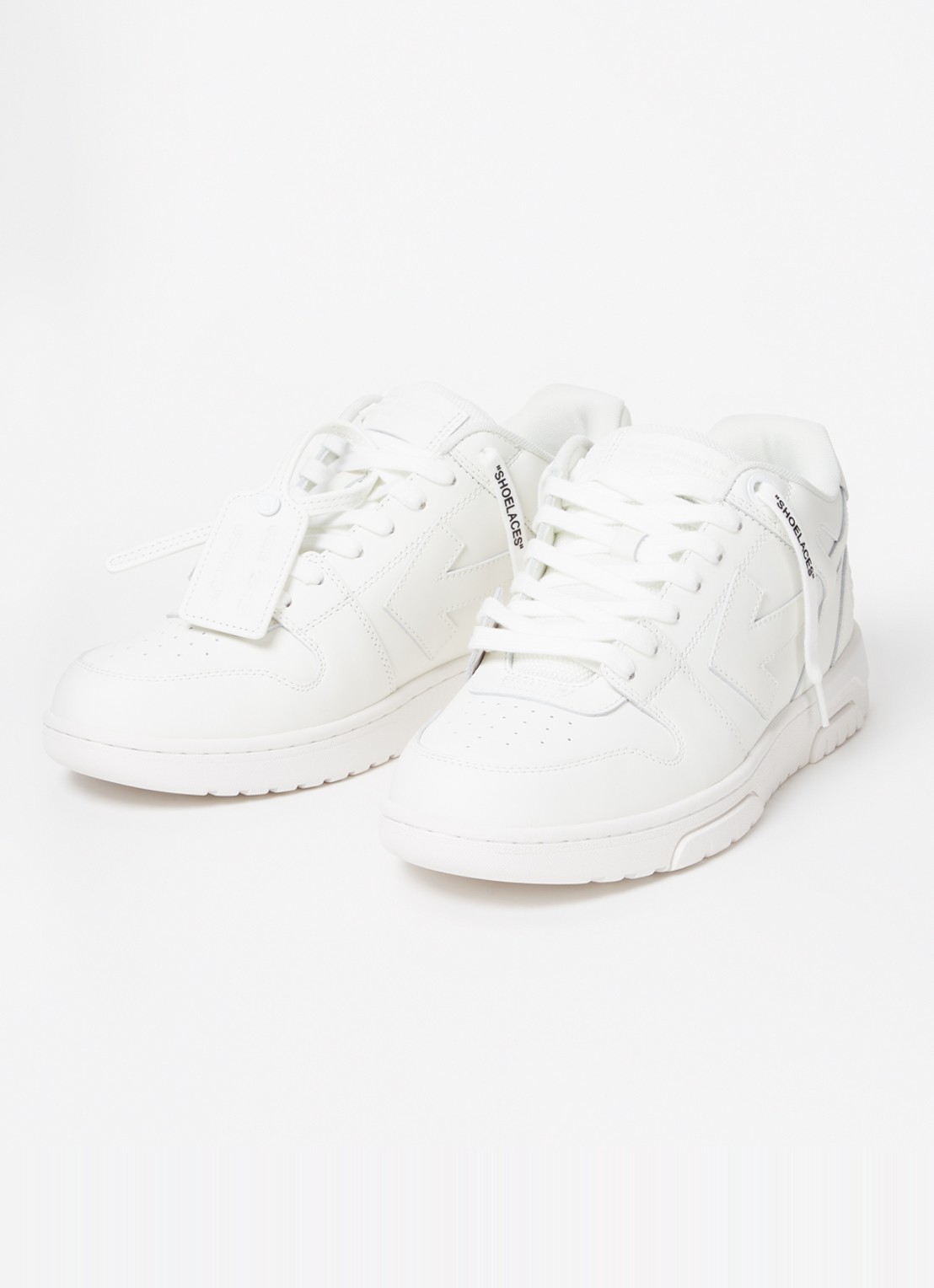 Off-White Out Of Office sneaker van kalfsleer - detail 2 wit