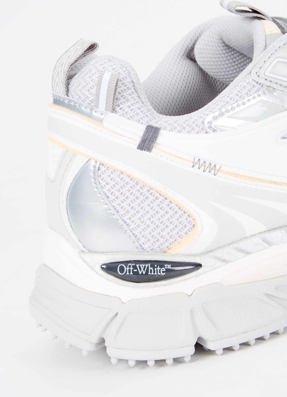 Off-White Ow Be Right Back sneaker met mesh details - detail 7 grijs