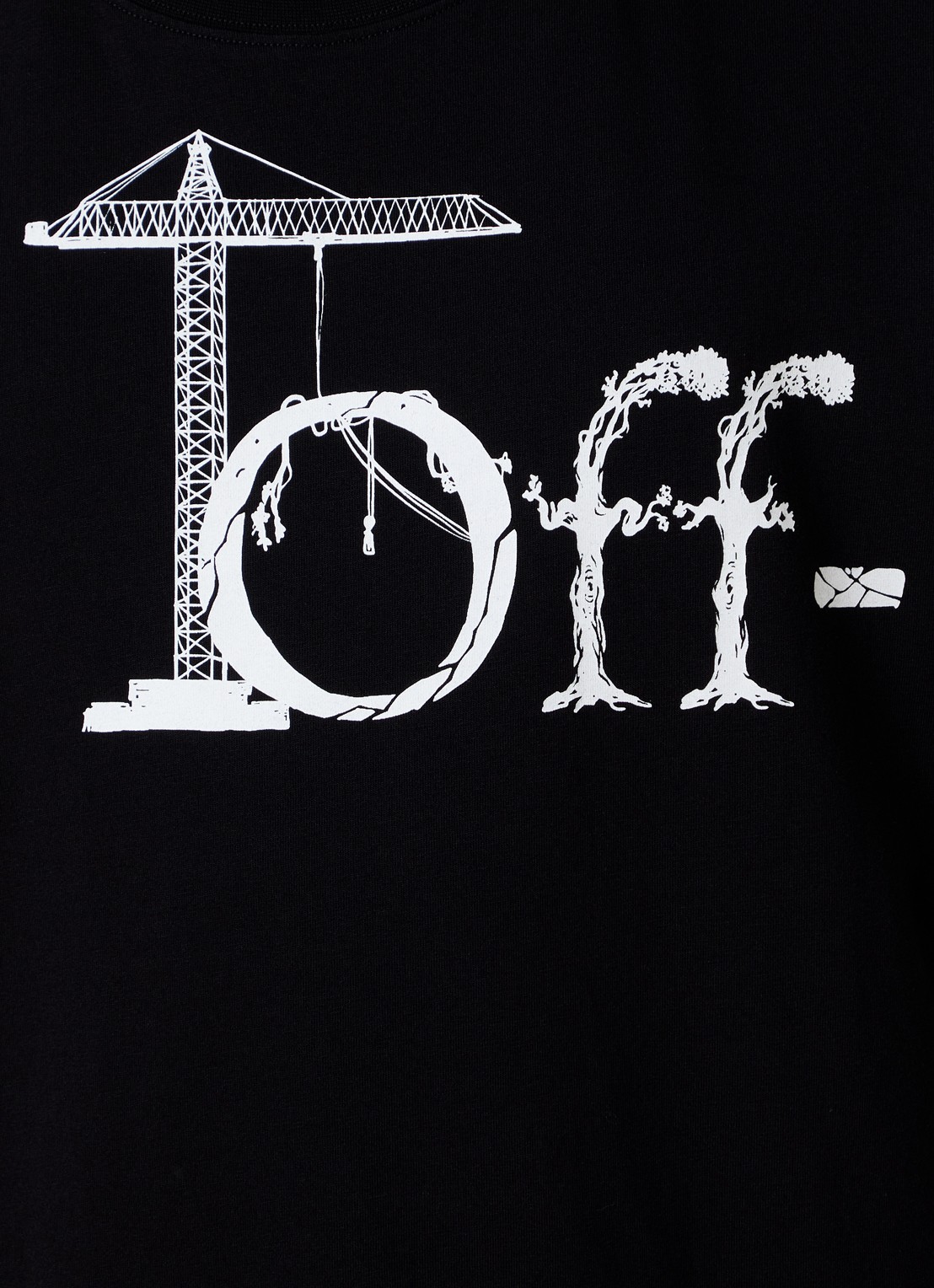 Off-White Shared T-shirt met logo- en backprint - detail 5 zwart