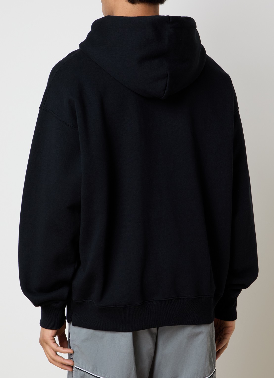 Off-White Statement hoodie met logoprint - achterkant 3 zwart