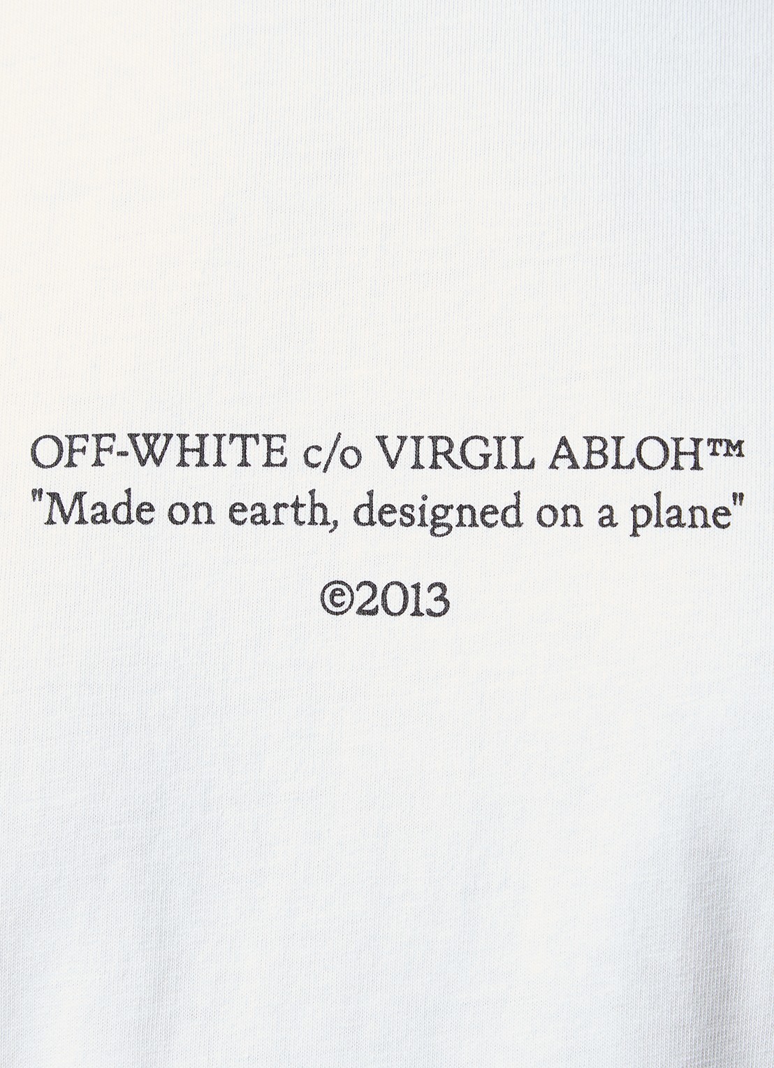 Off-White Statement T-shirt met logoprint - detail 2 mint
