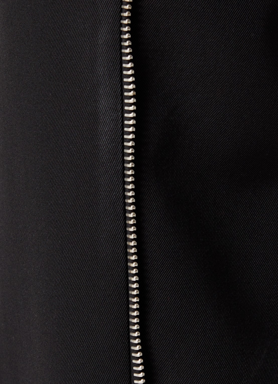 Off-White Tapered fit pantalon van wol met ritsdetail - detail 3 zwart