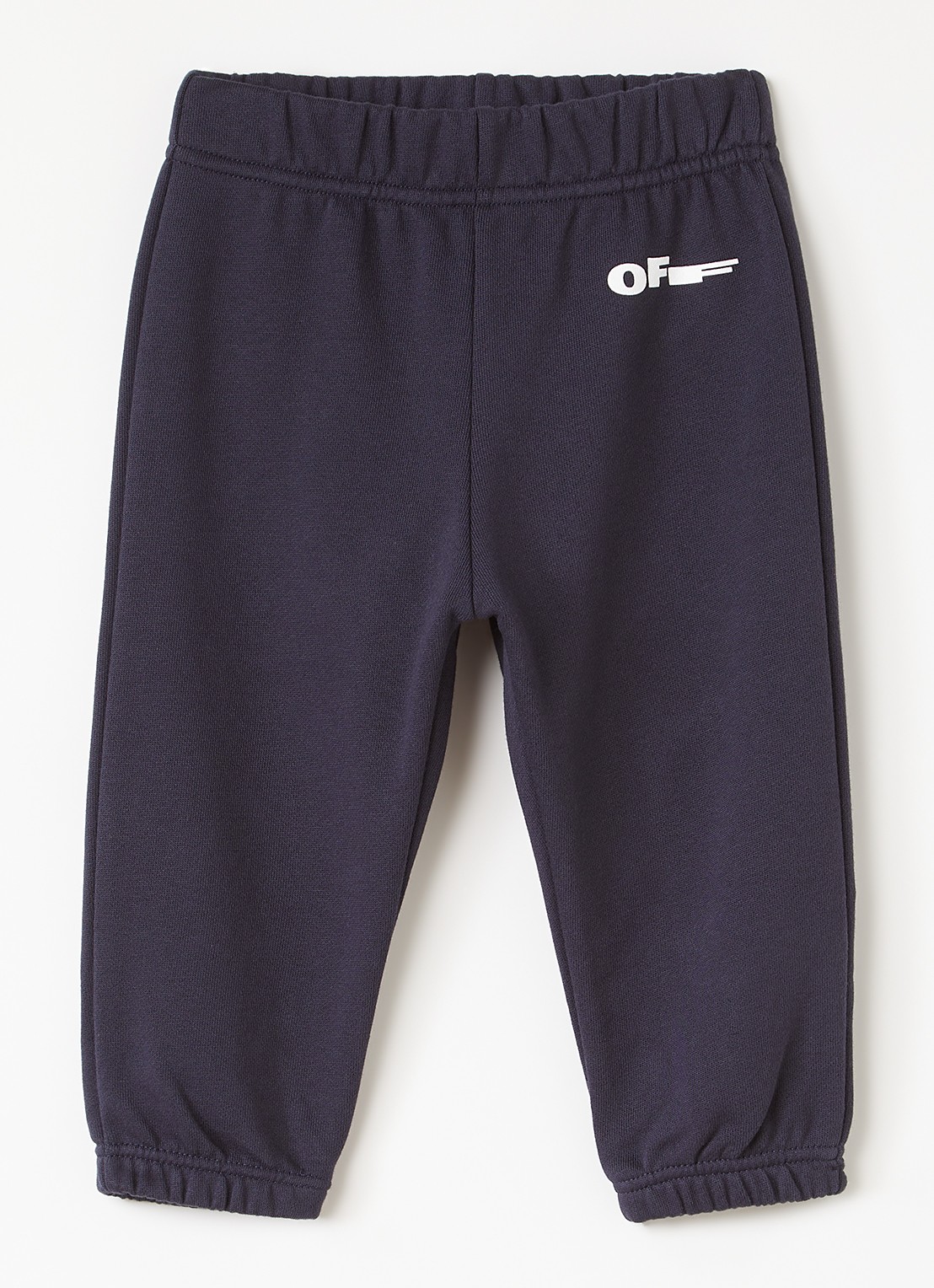 Off-White Type tapered fit joggingbroek met logo - voorkant donkerblauw