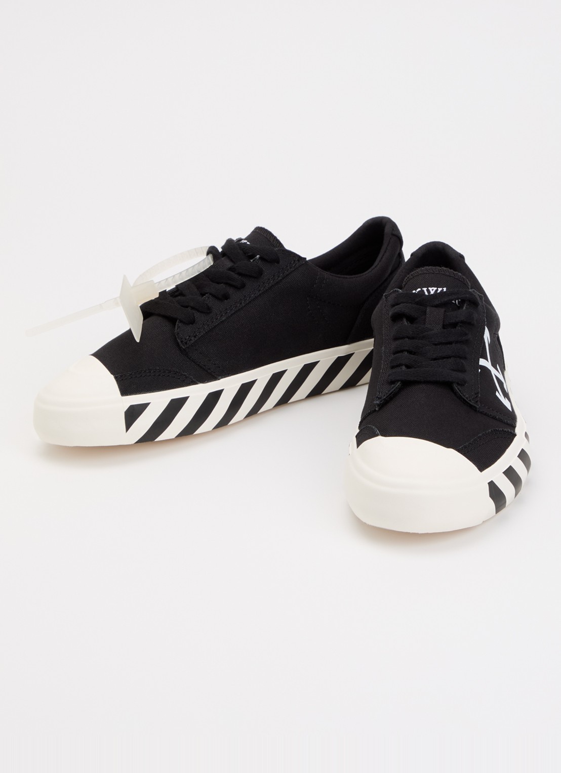 Off-White Vulcanized Undercut sneaker met logo - detail 3 zwart