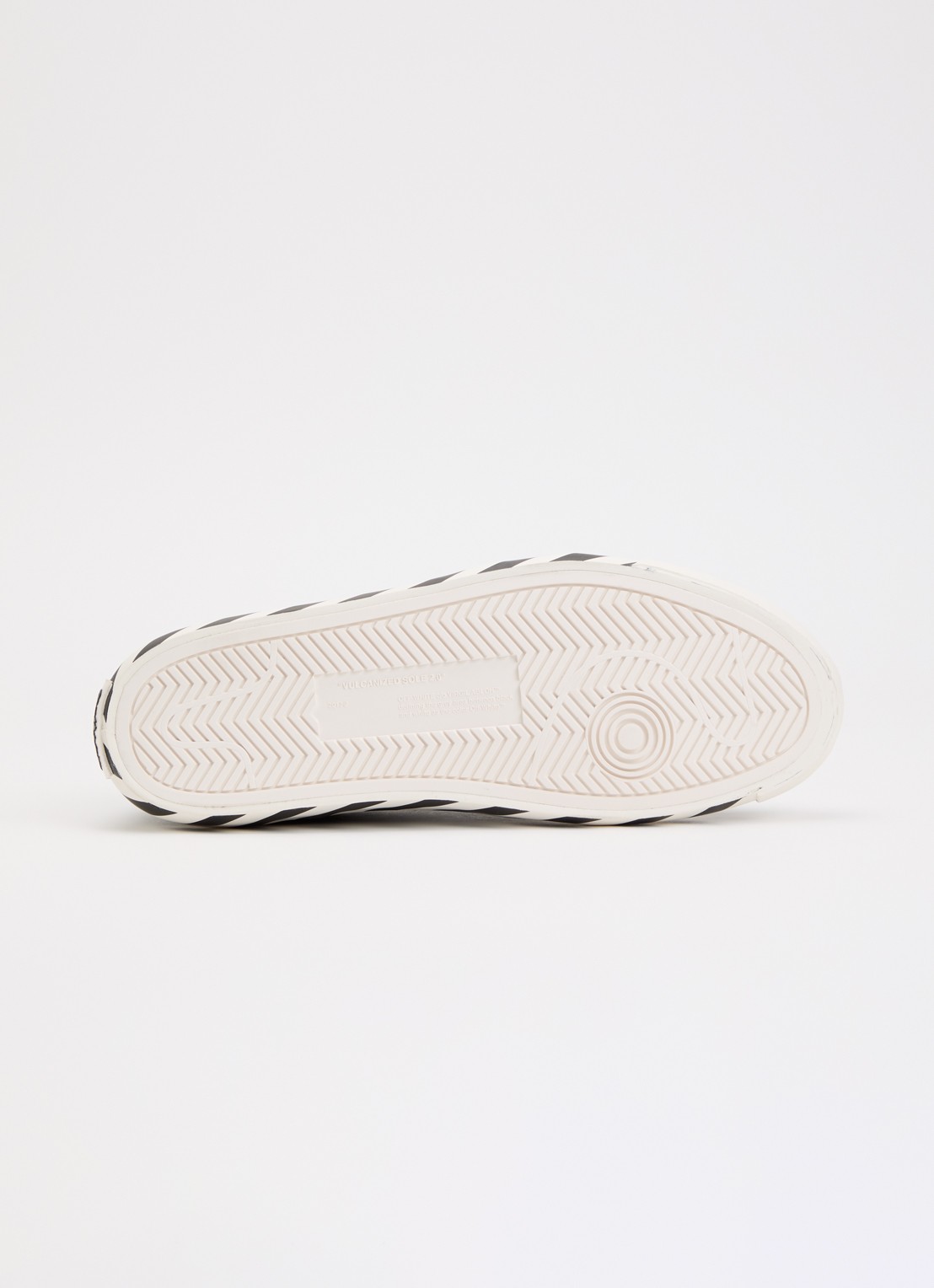 Off-White Vulcanized Undercut sneaker met logo - detail 5 zwart