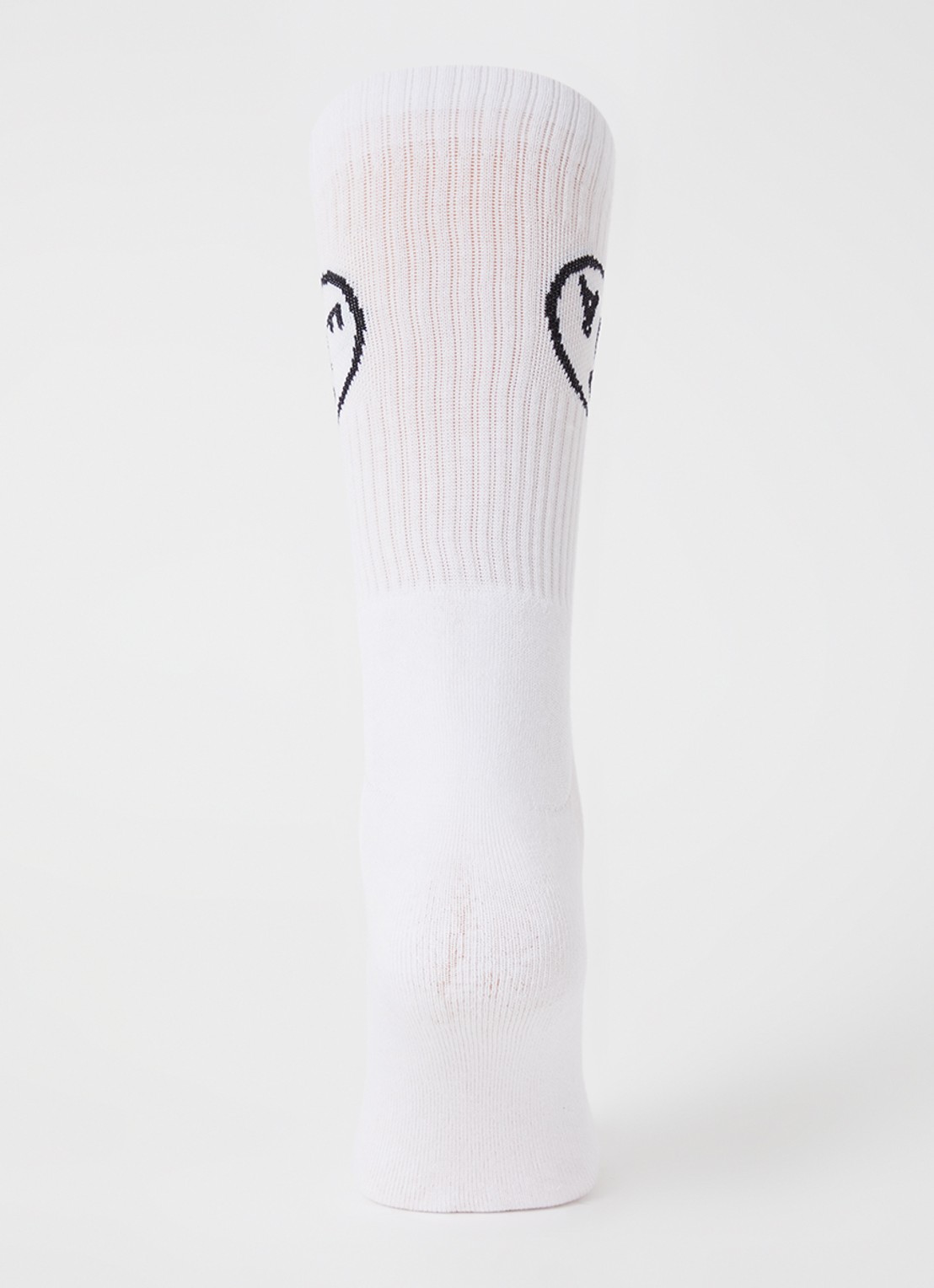 OLAF Face sportsokken met logo - voorkant 3 wit