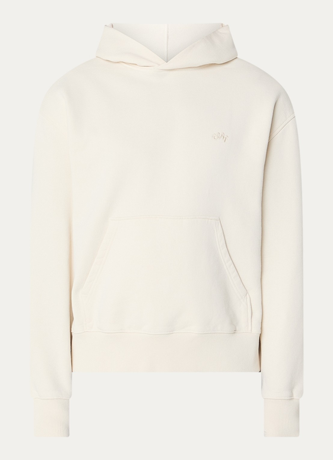 OLAF Hoodie met logo - voorkant creme