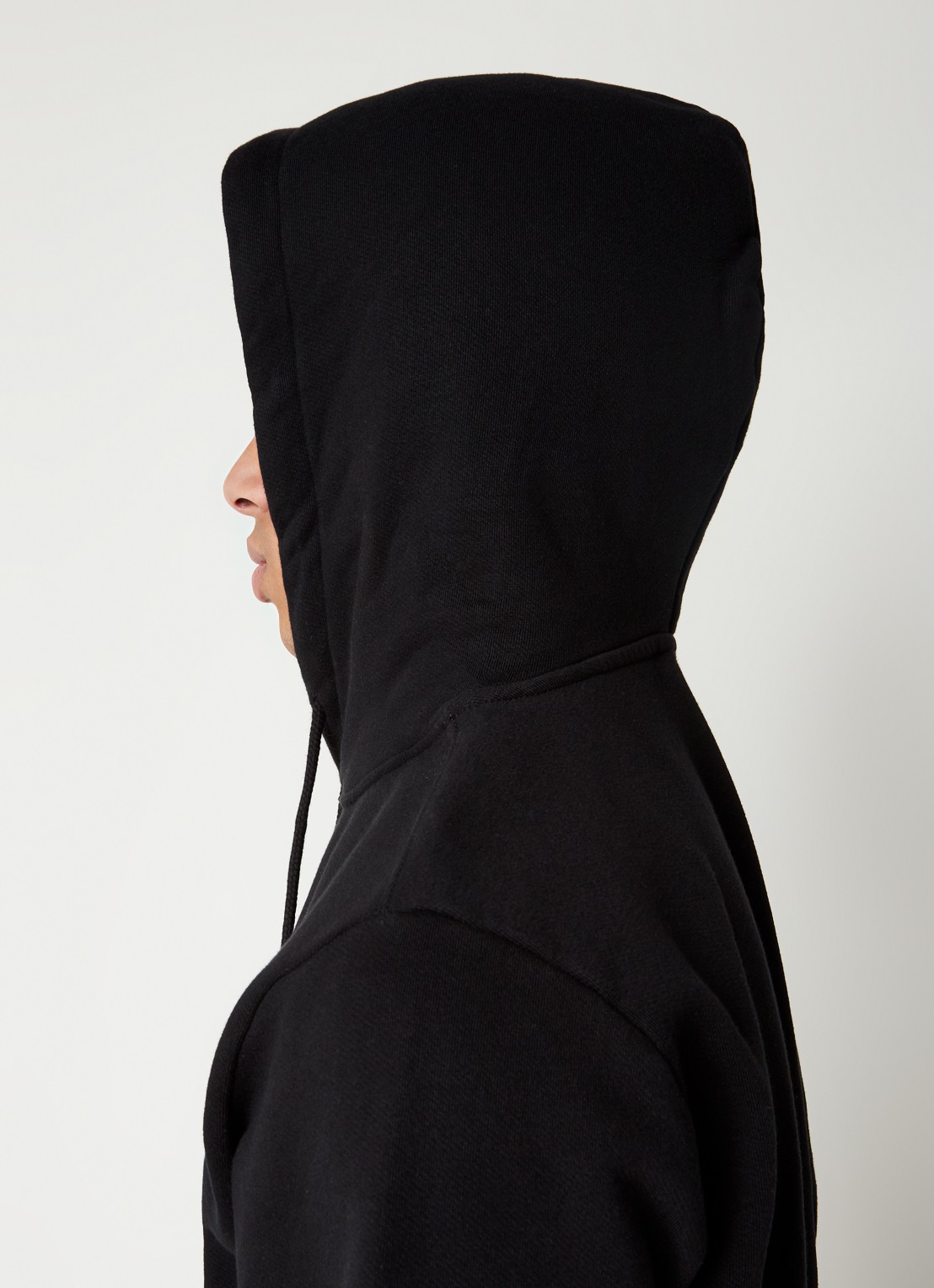 OLAF Hoodie met logo  - detail 4 zwart