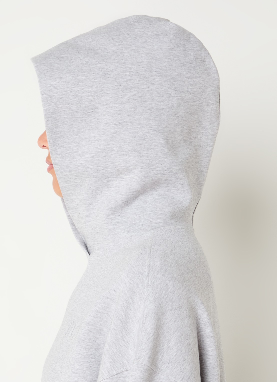 OLAF Hoodie met logo - detail 2 grijsmele