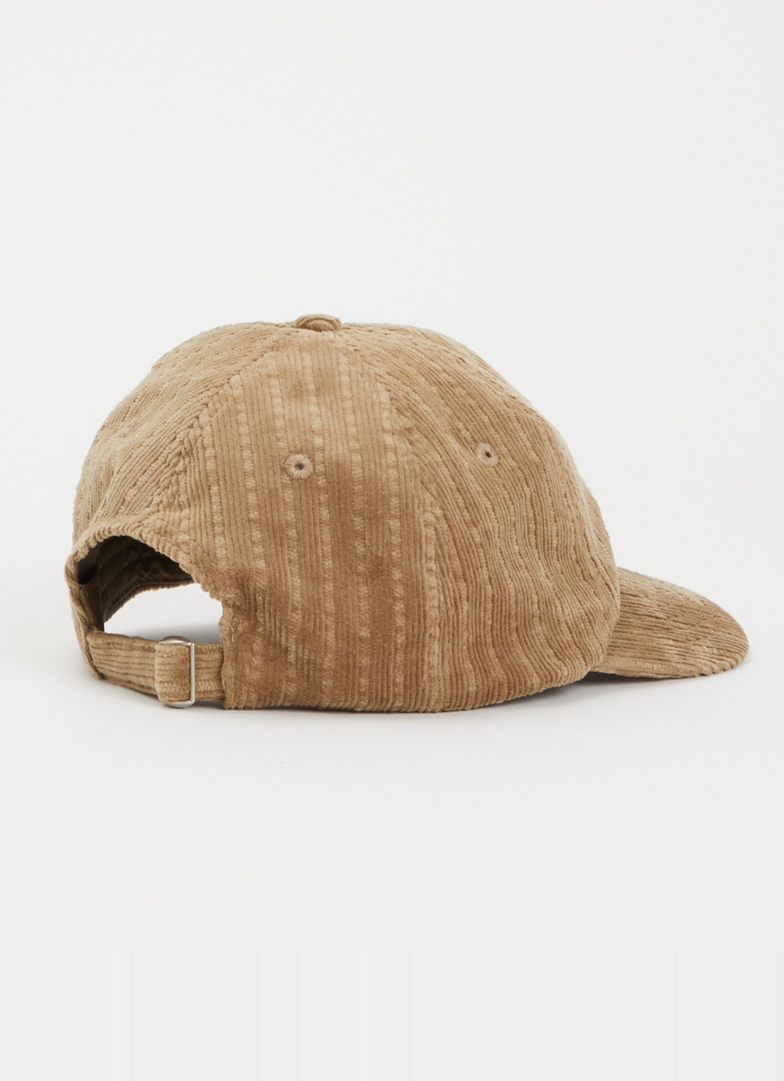 OLAF Pet van corduroy met logoborduring - detail 2 camel
