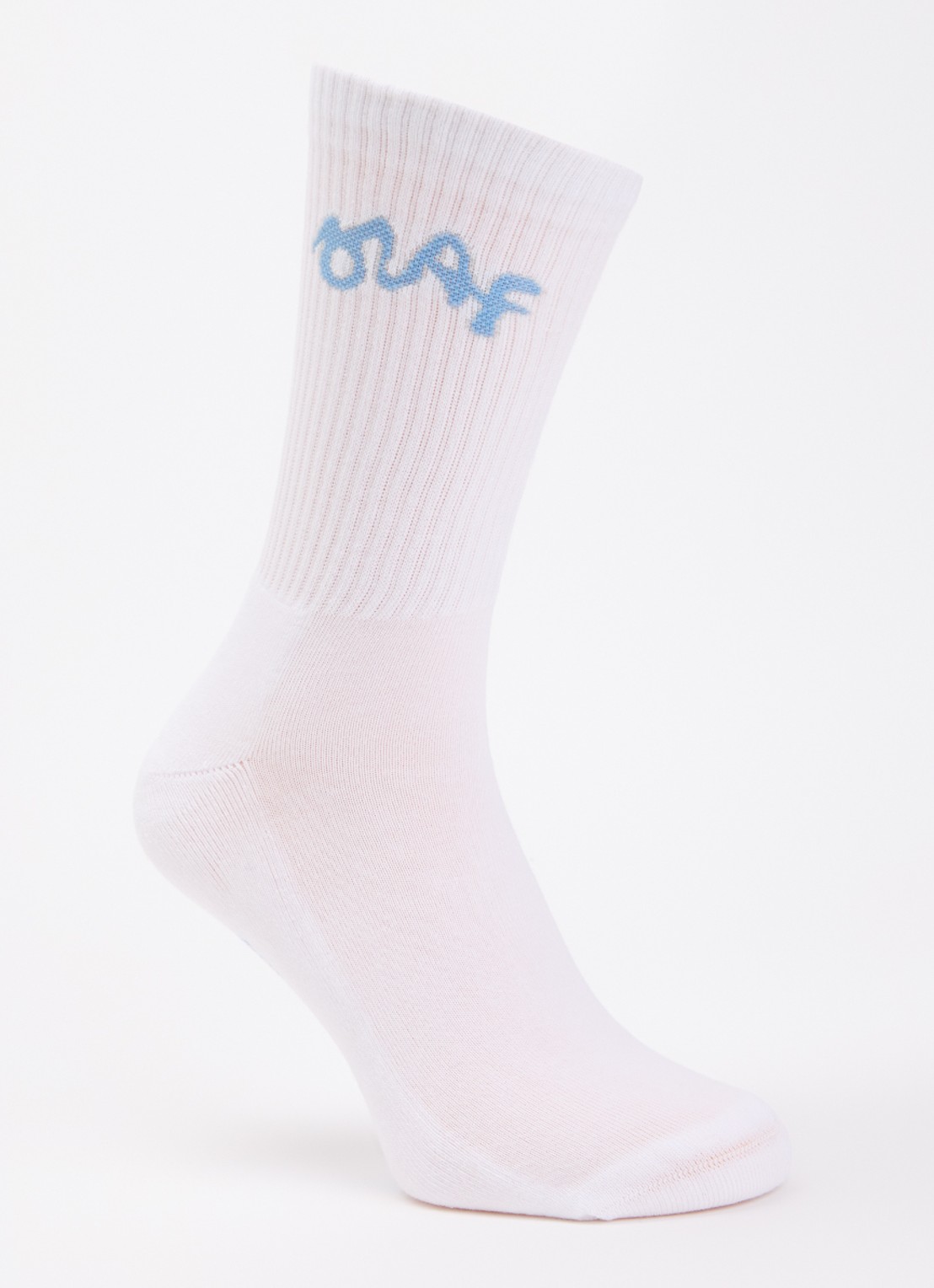 OLAF Signature sokken met logo - voorkant gebroken wit