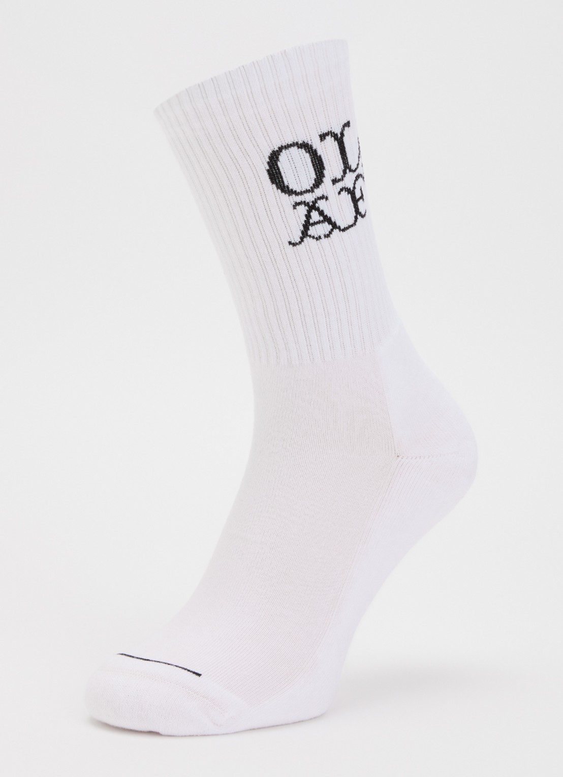 OLAF Sokken met logo - detail 3 wit