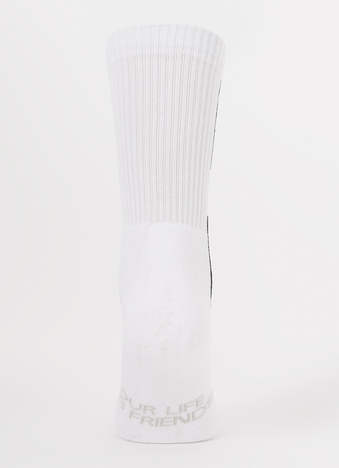 OLAF Sporty sportsokken met logo - voorkant 2 wit