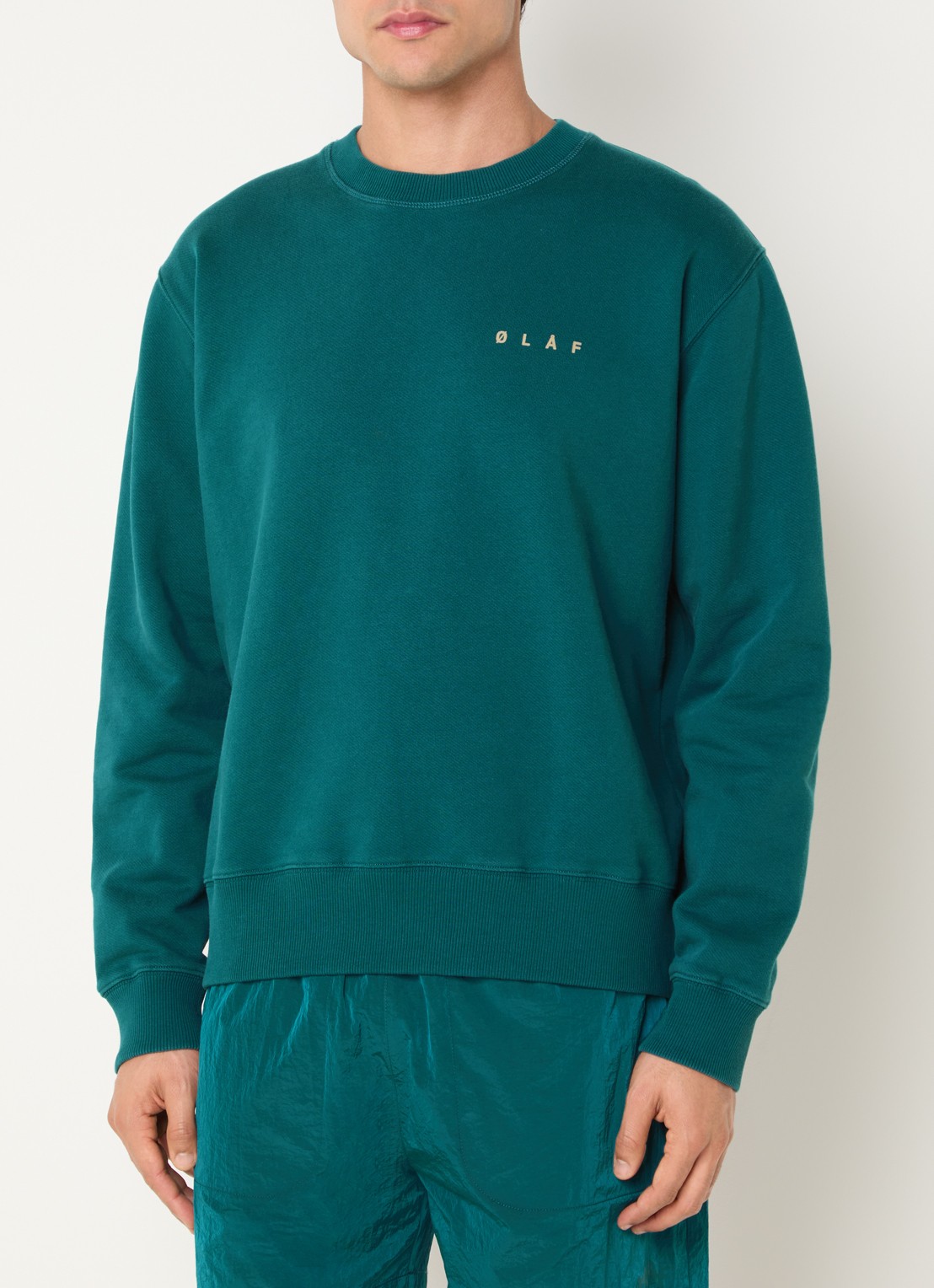 OLAF Sweater met print - achterkant 2 zeegroen